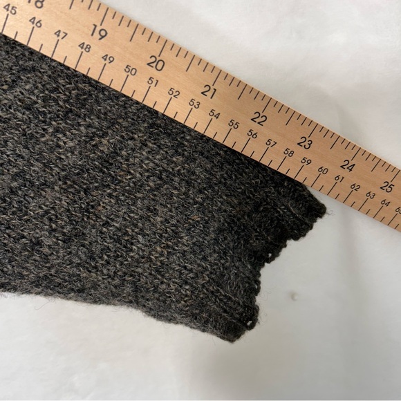 Vintage Woolrich Men's Gray Striped Wool Sweater Sz M Outdoors Hiking Cabincore - Picture 10 of 12